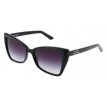 Óculos de sol de mulher KARL LAGERFELD KL6044S551700 preto 55/17/140 mm