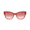 KARL LAGERFELD KL6069S-805 Óculos de sol para mulher Havana quadrados acetato 54mm