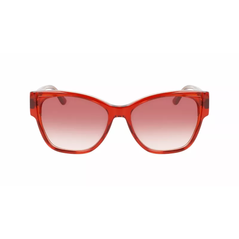 KARL LAGERFELD KL6069S-805 Óculos de sol para mulher Havana quadrados acetato 54mm