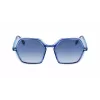 Óculos de sol de mulher KARL LAGERFELD KL6083S-407 quadrados Havana castanho degradê 56 mm