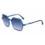 Óculos de sol de mulher KARL LAGERFELD KL6083S-407 quadrados Havana castanho degradê 56 mm