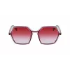 KARL LAGERFELD KL6083S-626 Óculos de sol de mulher Cat Eye Preto Cinzento Degradê 56mm