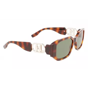Óculos de sol de mulher KARL LAGERFELD KL6085S-240 Cat-Eye Havana castanho degradê 55mm