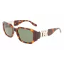 Óculos de sol de mulher KARL LAGERFELD KL6085S-240 Cat-Eye Havana castanho degradê 55mm