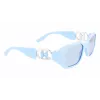 Óculos de sol mulher KARL LAGERFELD KL6085S-450 preto cinzento fumado 55mm