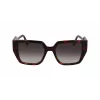Óculos de sol KARL LAGERFELD KL6098S-240 para mulher Havana Brown degradê 52mm