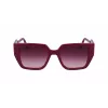Óculos de sol de mulher KARL LAGERFELD KL6098S-501 armação de acetato angular 52 mm