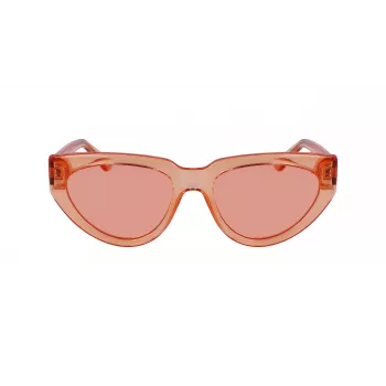 KARL LAGERFELD KL6100S-800 óculos de sol mulher retangulares em acetato Havana Brown Gradient 54/19/140 mm