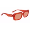 Óculos de sol unissexo KARL LAGERFELD KL6101S-800 - armação preta, lentes cinzentas, 54 mm