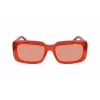 Óculos de sol unissexo KARL LAGERFELD KL6101S-800 - armação preta, lentes cinzentas, 54 mm