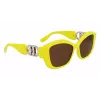 KARL LAGERFELD KL6102S-703 Óculos de sol de mulher olho de gato preto cinzento degradê 56mm