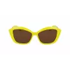 KARL LAGERFELD KL6102S-703 Óculos de sol de mulher olho de gato preto cinzento degradê 56mm