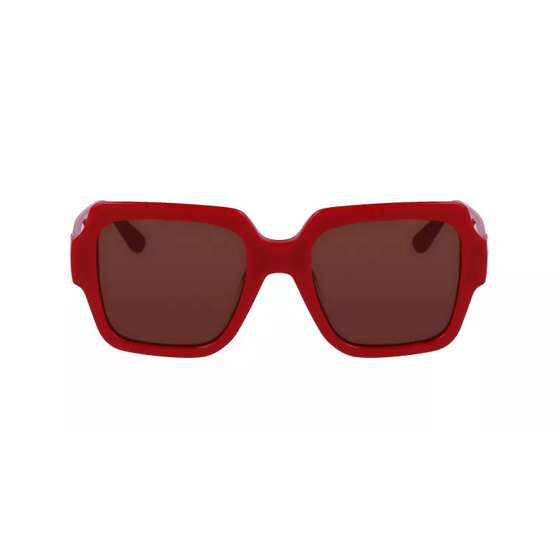 Óculos de sol de mulher KARL LAGERFELD KL6104SR-600 Cat Eye Shiny Red Grey Gradient 53mm