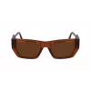 Óculos de sol unissexo KARL LAGERFELD KL6123S541824, armação preto brilhante, lentes cinzentas, 54/18/140 mm