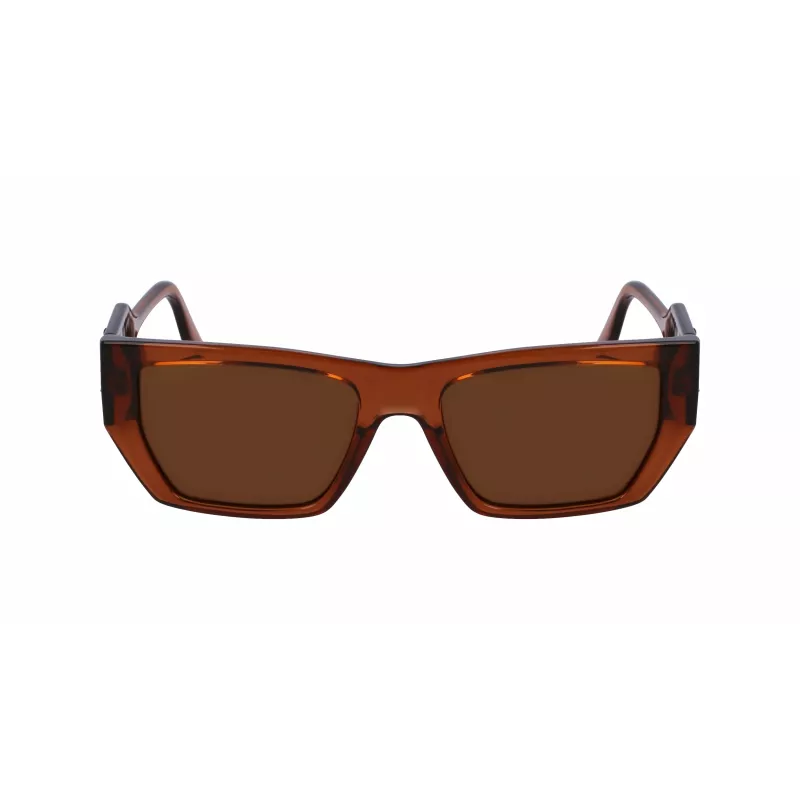 Óculos de sol unissexo KARL LAGERFELD KL6123S541824, armação preto brilhante, lentes cinzentas, 54/18/140 mm