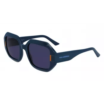 KARL LAGERFELD KL6124S-400 óculos de sol mulher azul 53 mm