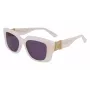 Óculos de sol de mulher KARL LAGERFELD KL6125S-280 armação de acetato Havana tartaruga lentes castanhas degradê 52 mm