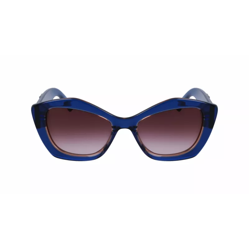 Óculos de sol para mulher KARL LAGERFELD KL6127S521842 - armação preta, lentes cinzentas degradê, 52 mm