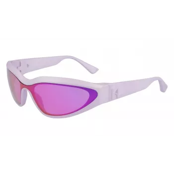 KARL LAGERFELD KL6128S-516 óculos de sol unissexo Havana acetato castanho degradê 69 mm