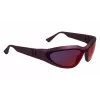 Óculos de sol unissexo KARL LAGERFELD KL6128S-606 Havana castanho acetato 69mm