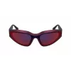 Óculos de sol unissexo KARL LAGERFELD KL6128S-606 Havana castanho acetato 69mm