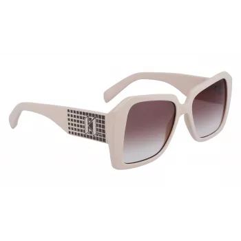 Óculos de sol retangulares KARL LAGERFELD KL6140S531710 mulher preto/cinzento 53 mm