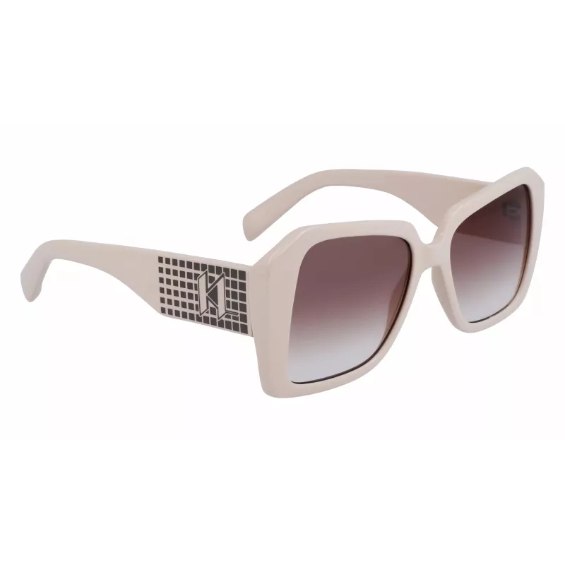 Óculos de sol retangulares KARL LAGERFELD KL6140S531710 mulher preto/cinzento 53 mm