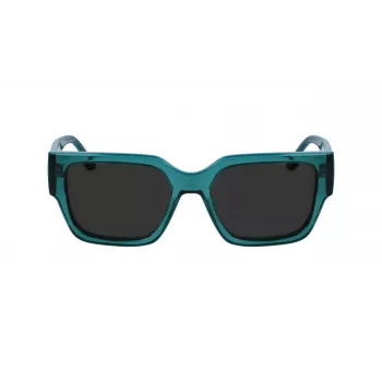 Óculos de sol unissexo KARL LAGERFELD KL6142S-316 retangulares Havana 55mm