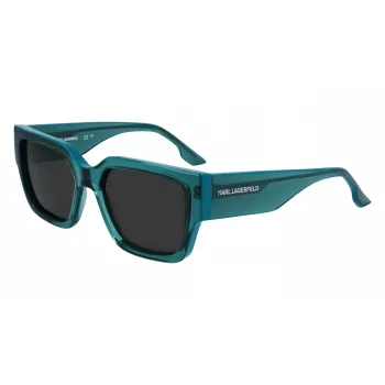 Óculos de sol unissexo KARL LAGERFELD KL6142S-316 retangulares Havana 55mm