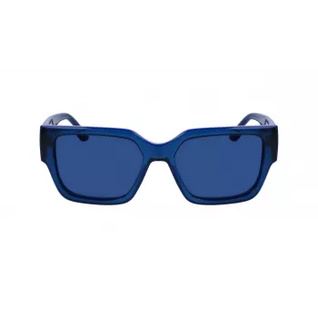 KARL LAGERFELD KL6142S-423 Óculos de sol unissexo Blue Havana cinzento azul 55mm