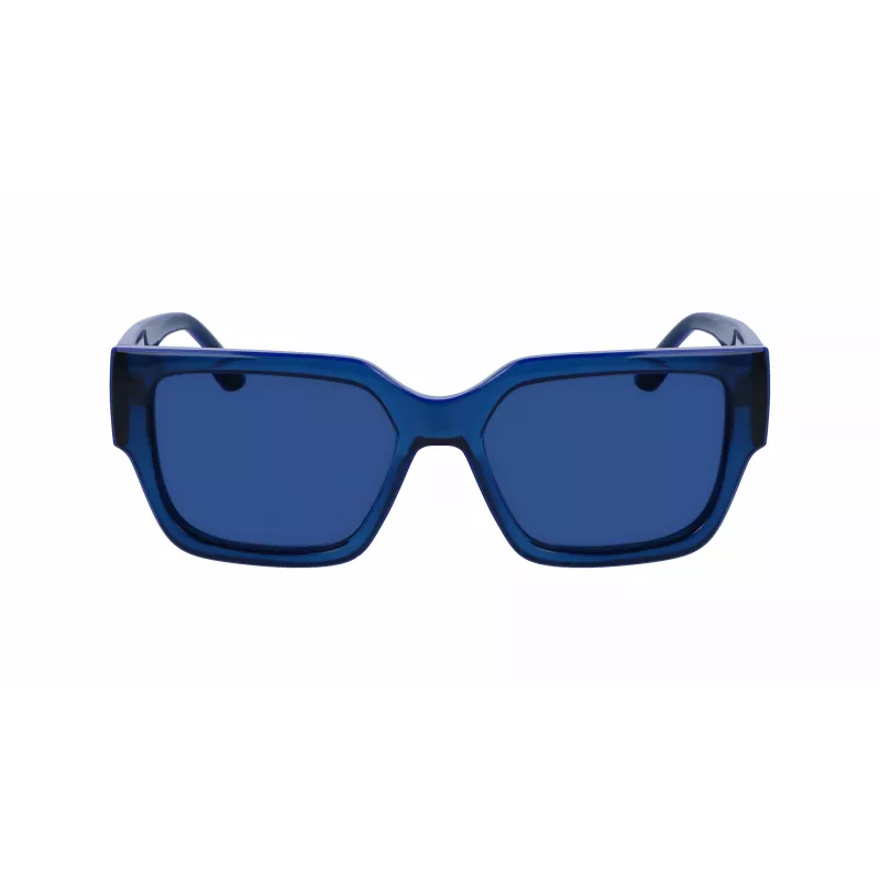 KARL LAGERFELD KL6142S-423 Óculos de sol unissexo Blue Havana cinzento azul 55mm