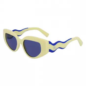 Óculos de sol de mulher KARL LAGERFELD KL6144S-703 Havana castanho degradê 50 mm