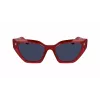 Óculos de sol KARL LAGERFELD KL6145S-600 mulher Cat Eye Havana castanho degradê 54mm