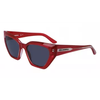Óculos de sol KARL LAGERFELD KL6145S-600 mulher Cat Eye Havana castanho degradê 54mm