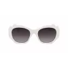 Óculos de sol mulher KARL LAGERFELD KL6146S-105 Havana acetato armação quadrada lentes castanhas degradê 54mm