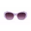 Óculos de sol quadrados mulher KARL LAGERFELD KL6146S-516 - armação preta, lentes cinzentas degradê 54/20/140 mm
