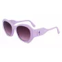 Óculos de sol quadrados mulher KARL LAGERFELD KL6146S-516 - armação preta, lentes cinzentas degradê 54/20/140 mm