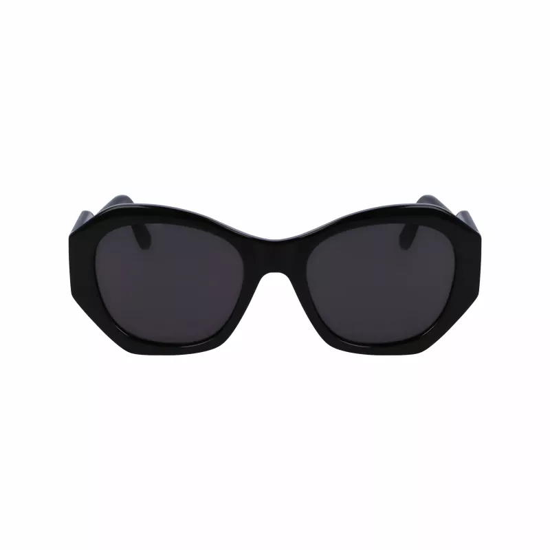 KARL LAGERFELD KL6146SN-1 Óculos de sol para mulher - Armação cat-eye quadrada em acetato - Proteção UV400 - Lente 54 mm