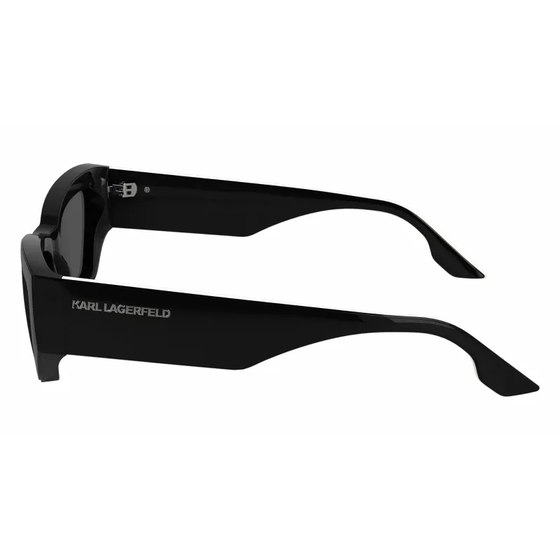 Óculos de sol unissexo KARL LAGERFELD KL6160S - armação preta, lentes cinzentas - 54/17/140 mm