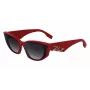 Óculos de sol de mulher KARL LAGERFELD KL6162S-600 - Armação de acetato vermelha/bordô, lentes degradê castanhas, 64/14/140 mm