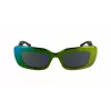 KARL LAGERFELD KL6164S-300 óculos de sol mulher quadrados Havana castanho degradê 50mm