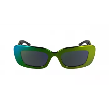 KARL LAGERFELD KL6164S-300 óculos de sol mulher quadrados Havana castanho degradê 50mm