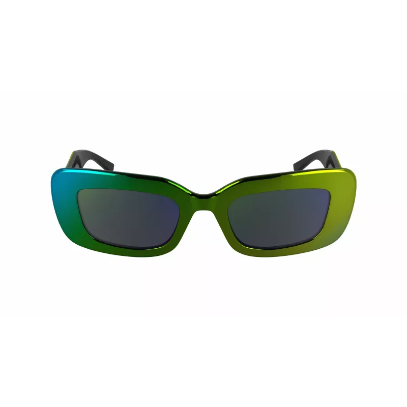 KARL LAGERFELD KL6164S-300 óculos de sol mulher quadrados Havana castanho degradê 50mm