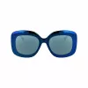Óculos de sol KARL LAGERFELD KL6165S-400 mulher quadrados plástico aro completo cinzento lente degradê 53/19/140 mm