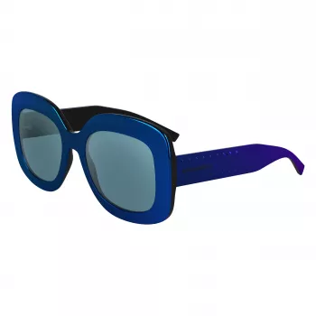 Óculos de sol KARL LAGERFELD KL6165S-400 mulher quadrados plástico aro completo cinzento lente degradê 53/19/140 mm