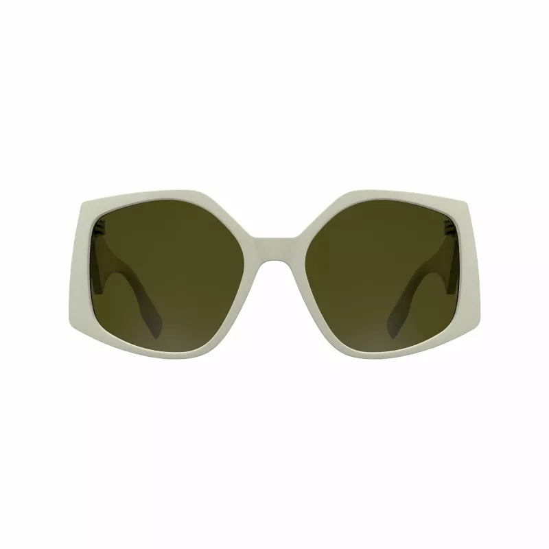 Óculos de sol KARL LAGERFELD KL6208S-105 mulher - armação de acetato preta, lentes de policarbonato cinzentas, 55 mm