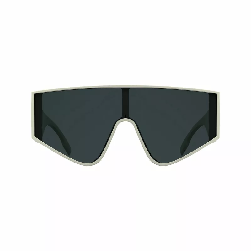 Óculos de sol KARL LAGERFELD KL6209S-105 unissexo quadrados, armação preta brilhante, lentes cinzentas, 65/19/140 mm