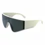 Óculos de sol KARL LAGERFELD KL6209S-105 unissexo quadrados, armação preta brilhante, lentes cinzentas, 65/19/140 mm