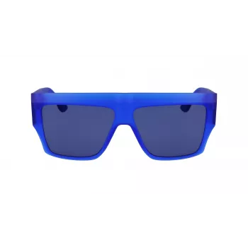Óculos de sol KARL LAGERFELD KLJ6148S-433 unissexo armação de acetato Havana lentes castanhas degradê 57mm