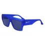 Óculos de sol KARL LAGERFELD KLJ6148S-433 unissexo armação de acetato Havana lentes castanhas degradê 57mm